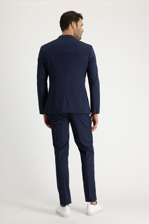 Açık Lacivert 7 Drop Super Slim Fit Eksra Dar Kesim Takım Elbise