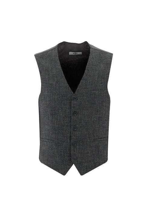 Medium Anthracite 6 Drop Regular Fit Standard Cut Suit with Vest