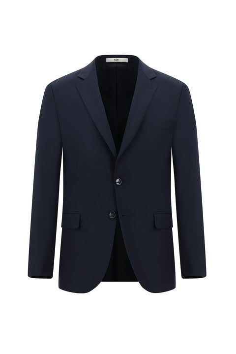 Dark Navy 6 Drop Regular Fit Standard Cut Wool Suit