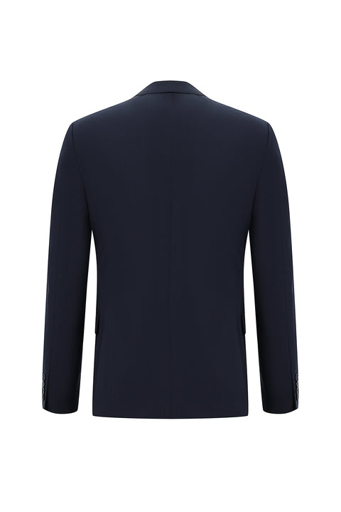 Dark Navy 6 Drop Regular Fit Standard Cut Wool Suit