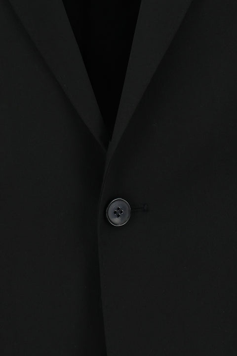 Black 7 Drop Slim Fit Narrow Cut Wool Suit