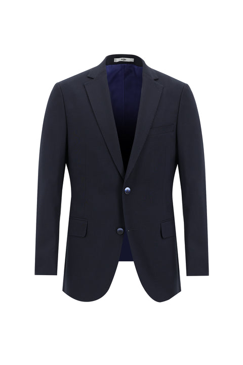 Dark Navy 6 Drop Regular Fit Standard Cut Wool Suit
