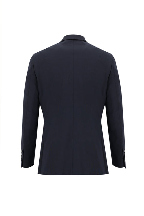 Dark Navy 6 Drop Regular Fit Standard Cut Wool Suit