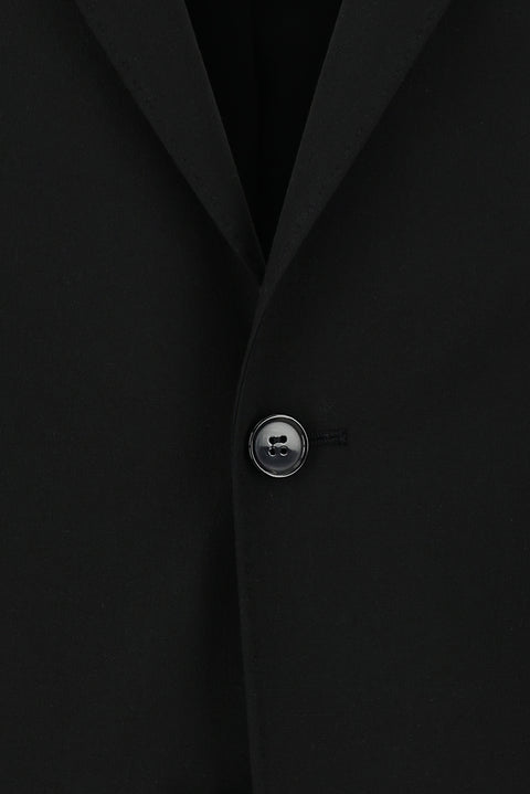 Black 7 Drop Slim Fit Narrow Cut Wool Suit