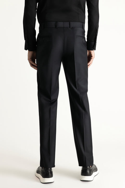 Black 7 Drop Slim Fit Narrow Cut Wool Suit
