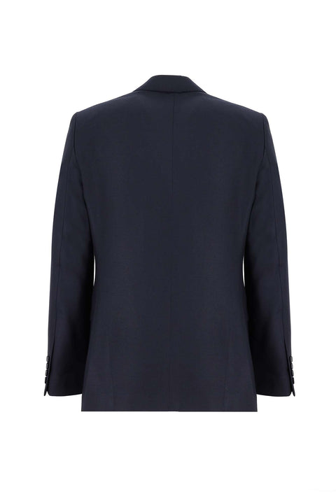 Dark Navy 4-Drop Relaxed Fit Wool Suit