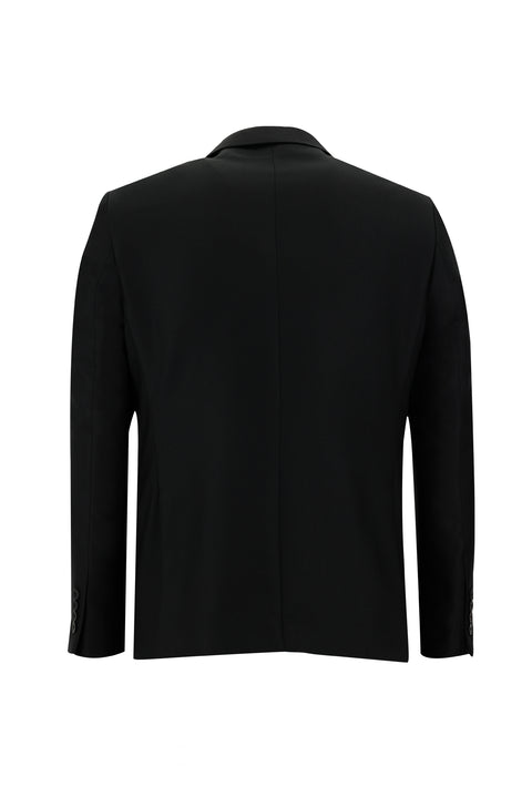 Black 7 Drop Slim Fit Narrow Cut Suit