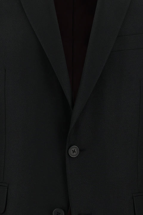 Black 7 Drop Slim Fit Narrow Cut Suit