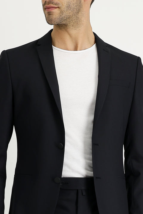 Black 7 Drop Super Slim Fit Extra Narrow Cut Suit