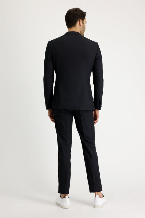 Black 7 Drop Super Slim Fit Extra Narrow Cut Suit