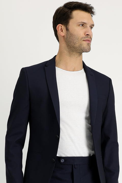 Dark Navy 7 Drop Super Slim Fit Extra Narrow Cut Suit