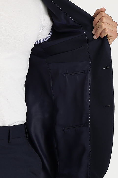 Dark Navy 7 Drop Super Slim Fit Extra Narrow Cut Suit