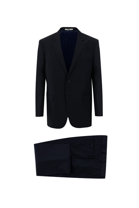 Koyu Lacivert 4 Drop Relaxed Fit Rahat Kesim Takım Elbise