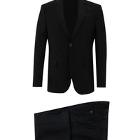 Black 7 Drop Slim Fit Narrow Cut Suit