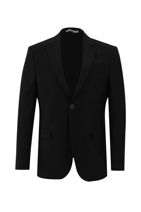 Black 7 Drop Slim Fit Narrow Cut Suit