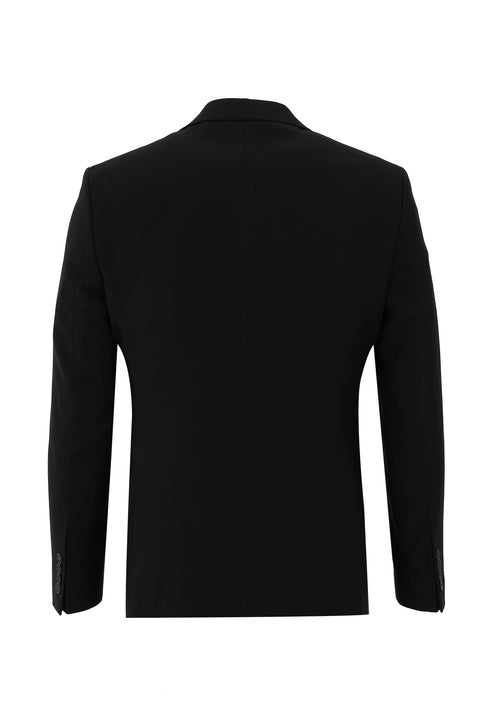 Black 7 Drop Slim Fit Narrow Cut Suit