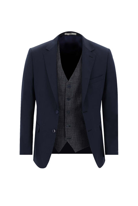 Dark Navy 7 Drop Slim Fit Suit