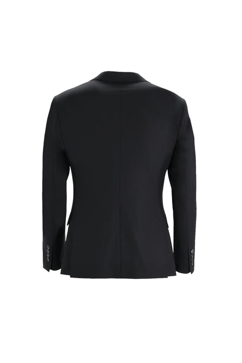 Black 7 Drop Super Slim Fit Extra Narrow Cut Suit with Vest
