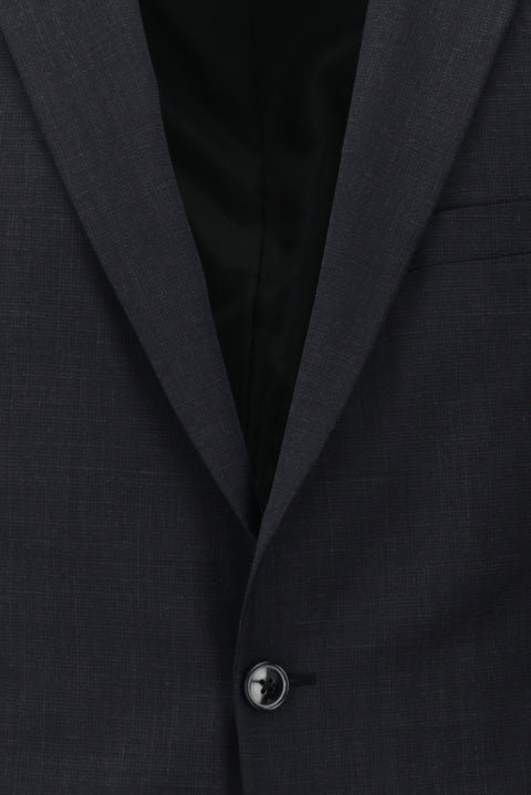 Dark Gray 6-Drop Regular Fit Standard Cut Wool Suit