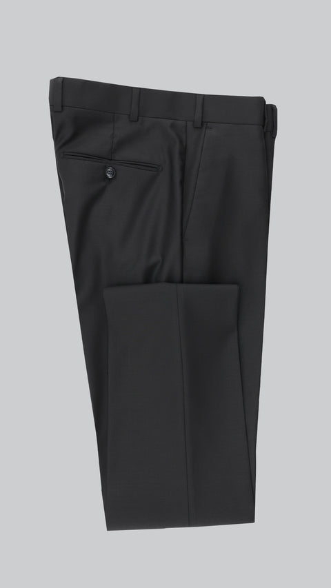 Black 6-Drop Regular Fit Standard Cut Tuxedo & Groom Suit
