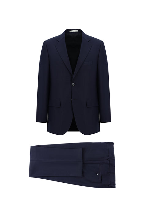 Medium Navy 4-Drop Relaxed Fit Eyelet Suit