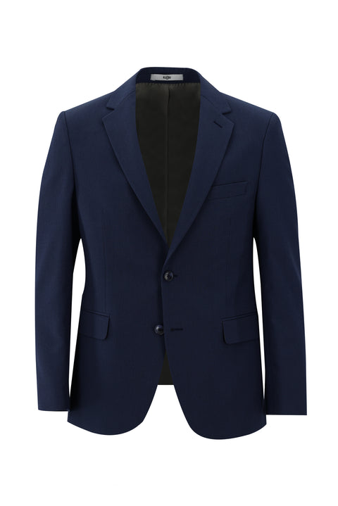 Light Navy Blue 7 Drop Slim Fit Eyelet Suit