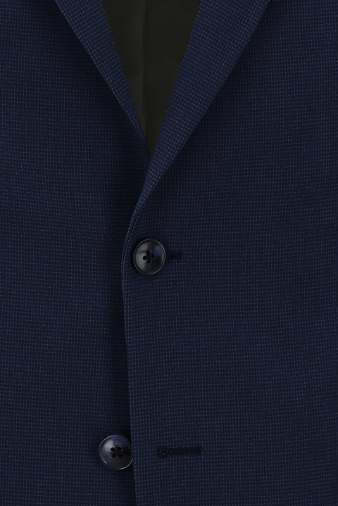 Light Navy Blue 7 Drop Slim Fit Eyelet Suit
