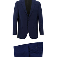 Dark Navy 4-Drop Relaxed Fit Eyelet Suit