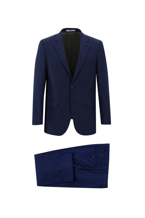 Dark Navy 4-Drop Relaxed Fit Eyelet Suit