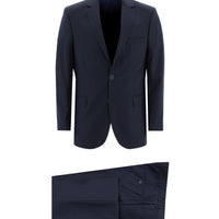 Dark Navy 6 Drop Regular Fit Standard Cut Striped Suit