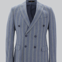 Light Blue 6 Drop Regular Fit Standard Cut Suit