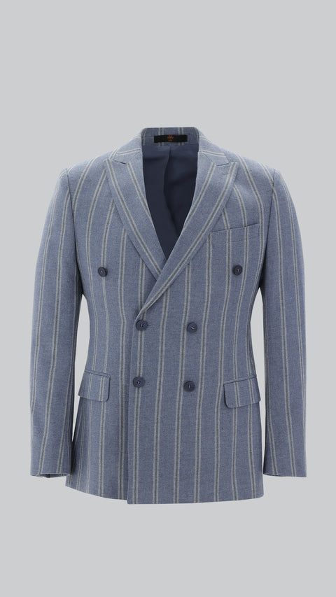 Light Blue 6 Drop Regular Fit Standard Cut Suit