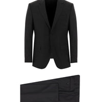 Dark Anthracite 7 Drop Slim Fit Plaid Suit