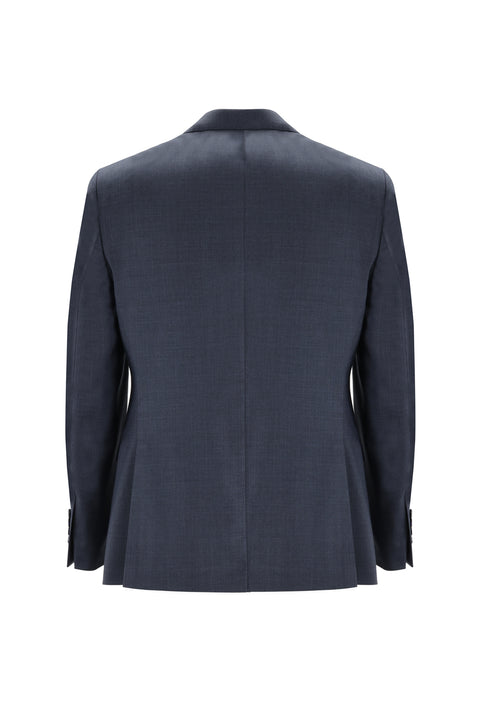 Medium Smoke Melange 7 Drop Slim Fit Narrow Cut Suit