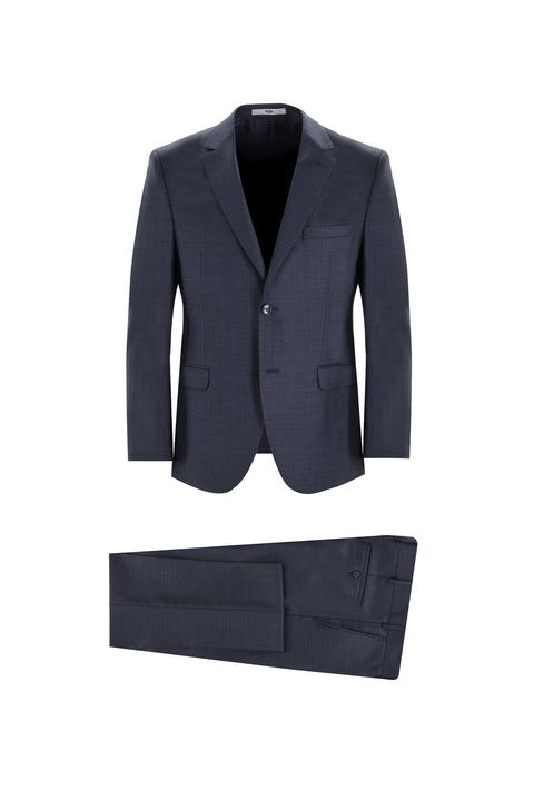 Koyu Füme 7 Drop Slim Fit Dar Kesim Takım Elbise
