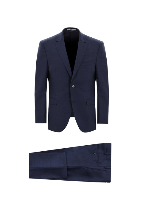 Dark Blue 7 Drop Slim Fit Narrow Cut Suit
