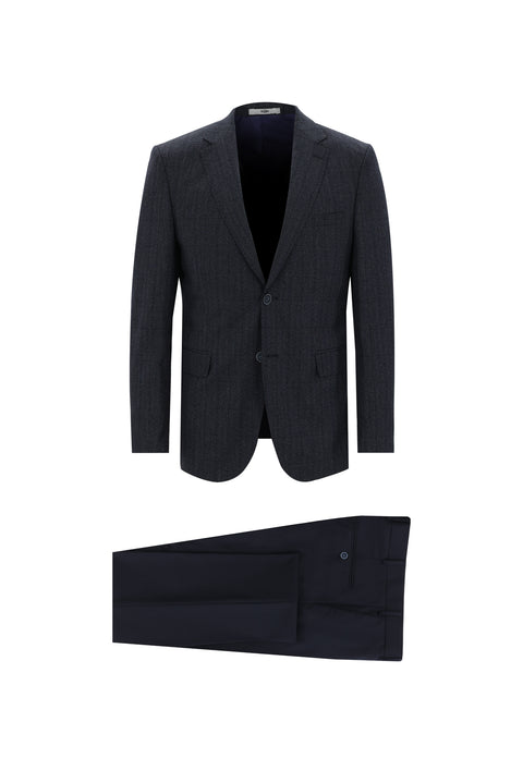 Dark Navy 7 Drop Slim Fit Narrow Cut Combination Suit