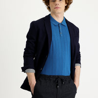 Dark Navy 7 Drop Super Slim Fit Extra Narrow Cut Sport Jacket