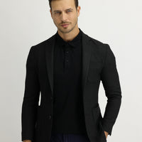 Dark Gray 7 Drop Super Slim Fit Extra Narrow Cut Sport Jacket