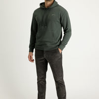 Mid Khaki Regular Fit Standard Cut Lycra Velvet Trousers