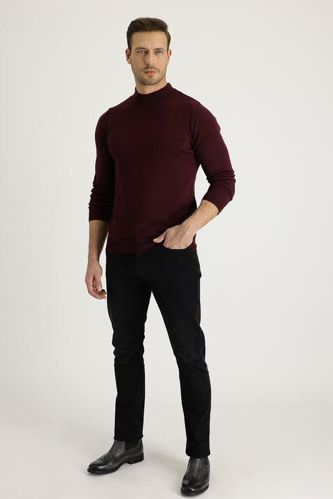 Black Slim Fit Skinny Cotton Denim Pants