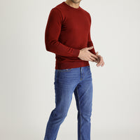 Dark Blue Regular Fit Standard Cut Lycra Denim Jeans