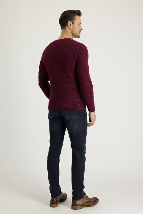 Dark Navy Slim Fit Stretch Denim Pants