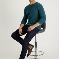 Dark Navy Slim Fit Stretch Denim Pants