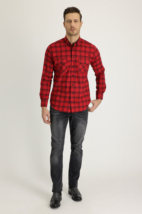 Dark Anthracite Slim Fit Stretch Denim Jeans