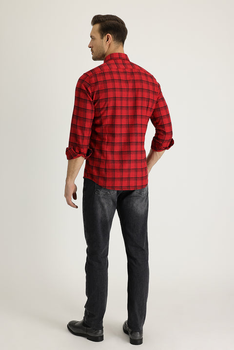 Dark Anthracite Slim Fit Stretch Denim Jeans