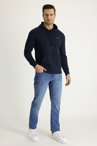  Açık Mavi 6 Drop Regular Fit Standart Kesim Likralı Denim Pantolon