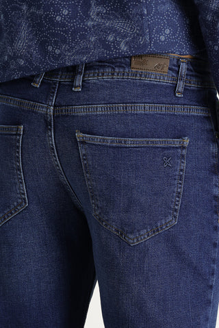  Mavi 7 Drop Slim Fit Dar Kesim Likralı Denim Pantolon
