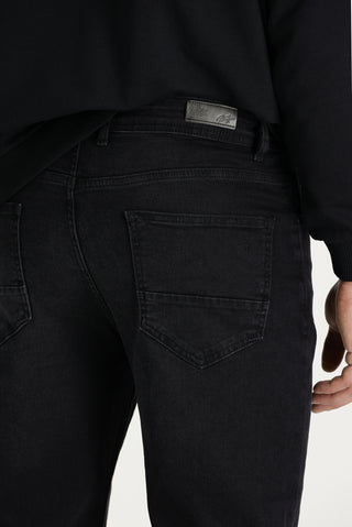 Siyah Super Slim Fit Eksra Dar Kesim Likralı Denim Pantolon
