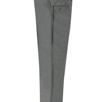 Medium Grey 4 Drop Relaxed Fit Lycra Classic Fabric Trousers